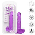 CALEXOTICS - SIZE QUEEN DILDO PURPLE 20.3 CM