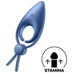 SATISFYER - SNIPER ANILLO VIBRADOR NEGRO