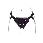 GET REAL - STRAP-ON LACE HARNESS PURPLE