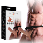 INTENSE - HOLLOW HARNESS WITH SILICONE DILDO 16 X 3.5 CM