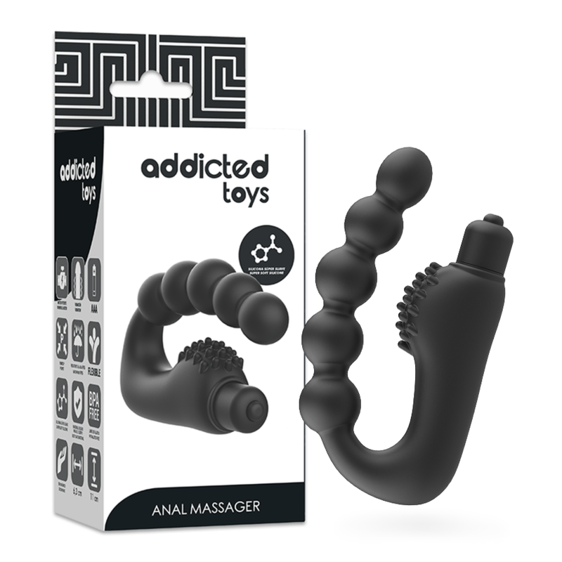 ADDICTED TOYS - ANAL MASSAGE PROSTATIC WITH VIBRATION