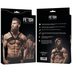 FETISH SUBMISSIVE ATTITUDE - MENS BRIGADE ECO-LEATHER CHEST HARNESS