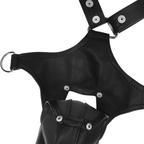 FETISH SUBMISSIVE ATTITUDE - MENS ECO-LEATHER JOCK STRAP HARNESS