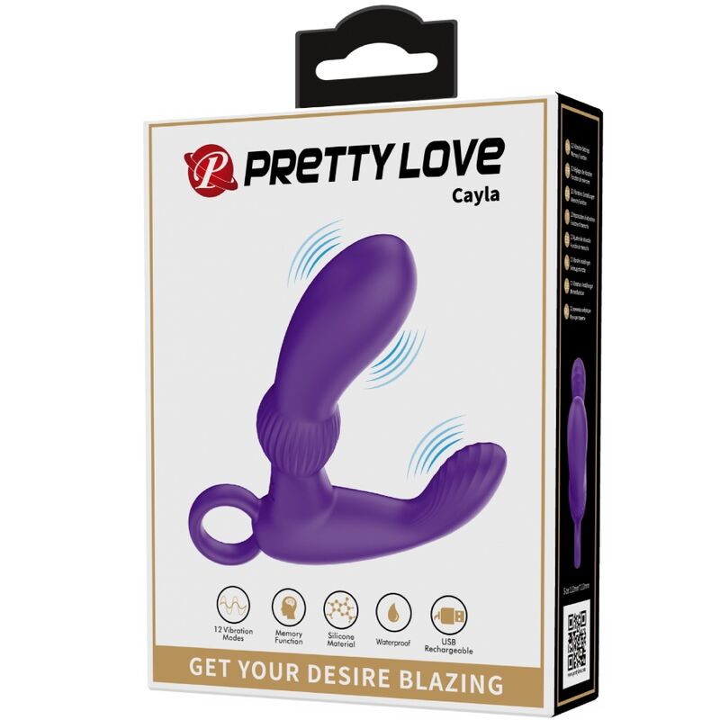 PRETTY LOVE - CAYLA ANAL VIBRATOR MASSAGE PURPLE