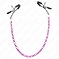 KINK - CHAIN ​​NIPPLE CLAMPS PURPLE 30 CM