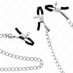 KINK - TRIPLE NIPPLE AND CLIT CLAMPS WITH CHAIN ​​MODEL 0