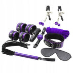 SECRETPLAY - BDSM SET 8PCS PURPLE /BLACK