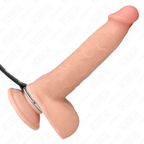 KINK - METAL PENIS RING WITH CHAIN ​​AND ADJUSTABLE NIPPLE CLAMPS