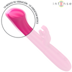 INTENSE - JULIETA RABBIT VIBRATOR 18.6 CM 10 VIBRATION PINK