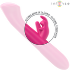 INTENSE - JULIETA RABBIT VIBRATOR 18.6 CM 10 VIBRATION PINK