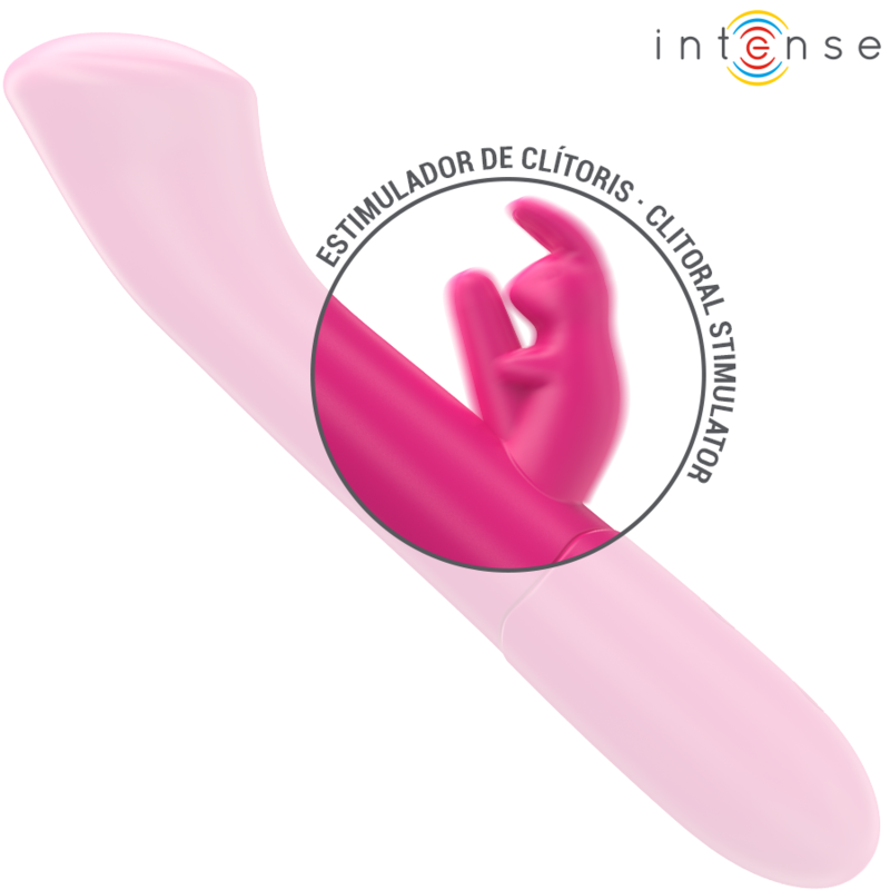 INTENSE - JULIETA RABBIT VIBRATOR 18.6 CM 10 VIBRATION PINK