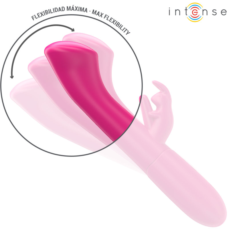 INTENSE - JULIETA RABBIT VIBRATOR 18.6 CM 10 VIBRATION PINK