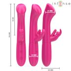 INTENSE - JULIETA RABBIT VIBRATOR 18.6 CM 10 VIBRATION PINK