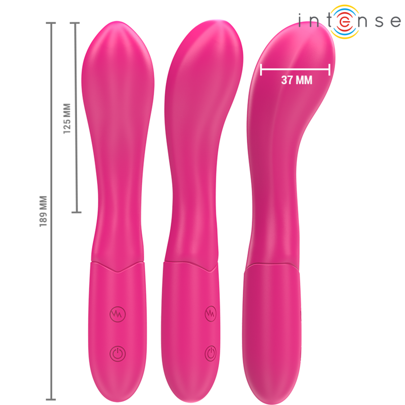 INTENSE - LISETTE VIBRATOR 19 CM FLEXIBLE 10 VIBRATION PINK