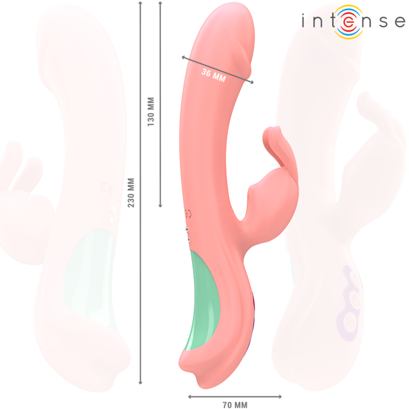 INTENSE - RACHEL RABBIT VIBRATOR 5 VIBRATION PINK