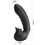 PRETTY LOVE - HOBGOBLIN VIBRATING FINGER CASE 12 VIBRATIONS + CLITORIS STIMULATOR BLACK