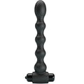 PRETTY LOVE - LYNN SILICONE ANAL PLUG 10 VIBRATIONS BLACK