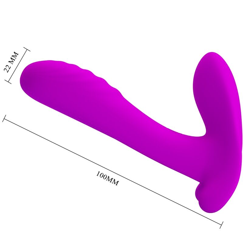 PRETTY LOVE - MASSAGER &amp; VIBRATOR 12 VIBRATIONS REMOTE CONTROL PURPLE