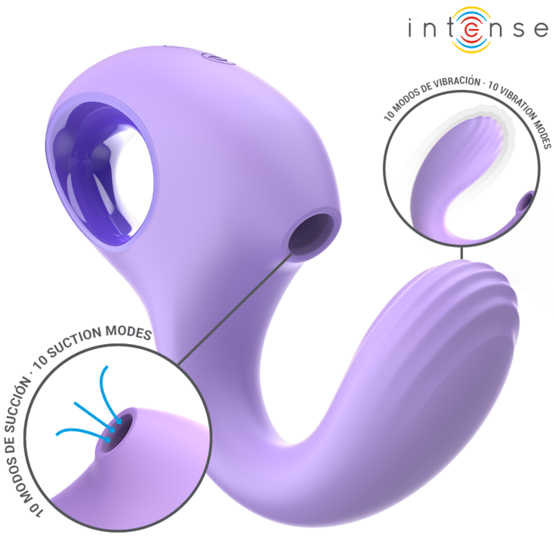 INTENSE - BAXTER VIBRATOR &amp; STIMULATOR VIOLET