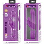 PRETTY LOVE - 4 IN 1 MULTIFUNCTION VIBRATOR &amp; STIMULATOR PURPLE
