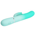 PRETTY LOVE - GIGI MULTIFUNCTION RABBIT VIBRATOR AQUA GREEN