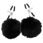 DARKNESS - NIPPLE CLAMPS WITH POM POMS 1