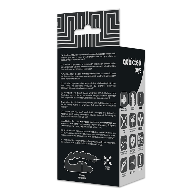 ADDICTED TOYS - ANAL MASSAGE PROSTATIC WITH VIBRATION