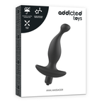 ADDICTED TOYS - ANAL MASSAGER WITH BLACK VIBRATION MODEL 1